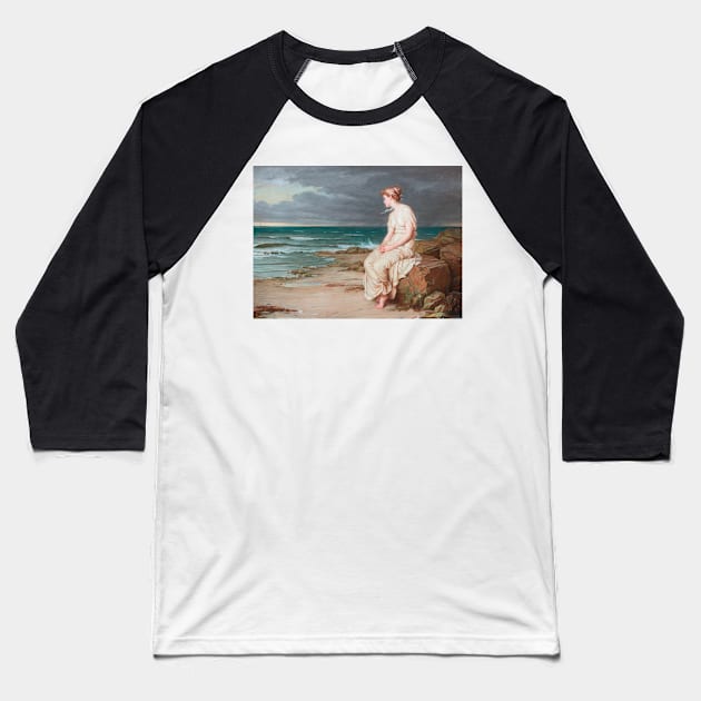 Miranda - The Tempest, 1916 John William Waterhouse (2) Baseball T-Shirt by immortalpeaches